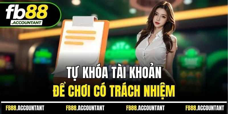 Tự khóa tài khoản để chơi có trách nhiệm