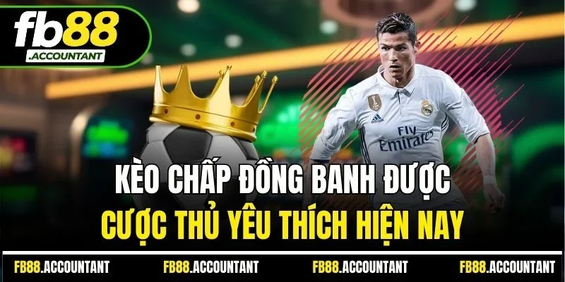 Kèo chấp đồng banh được cược thủ yêu thích hiện nay