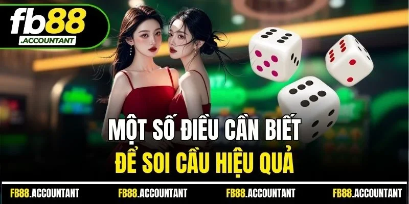 Một số điều cần biết để soi cầu hiệu quả